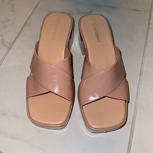 Jeffrey Campbell Bubblegum Shoe in Nude Shiny - Anthropologie